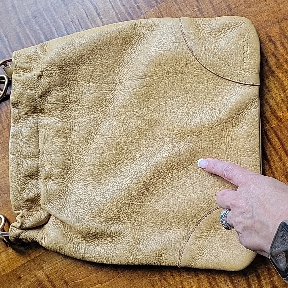 PRADA VINTAGE HEAVY CHAIN SHOULDER BAG - Picture 12 of 13